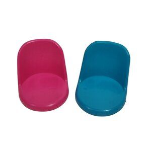 Vintage Barbie and the Rockers Replacement Chair SEATS ONLY Pink and Blue